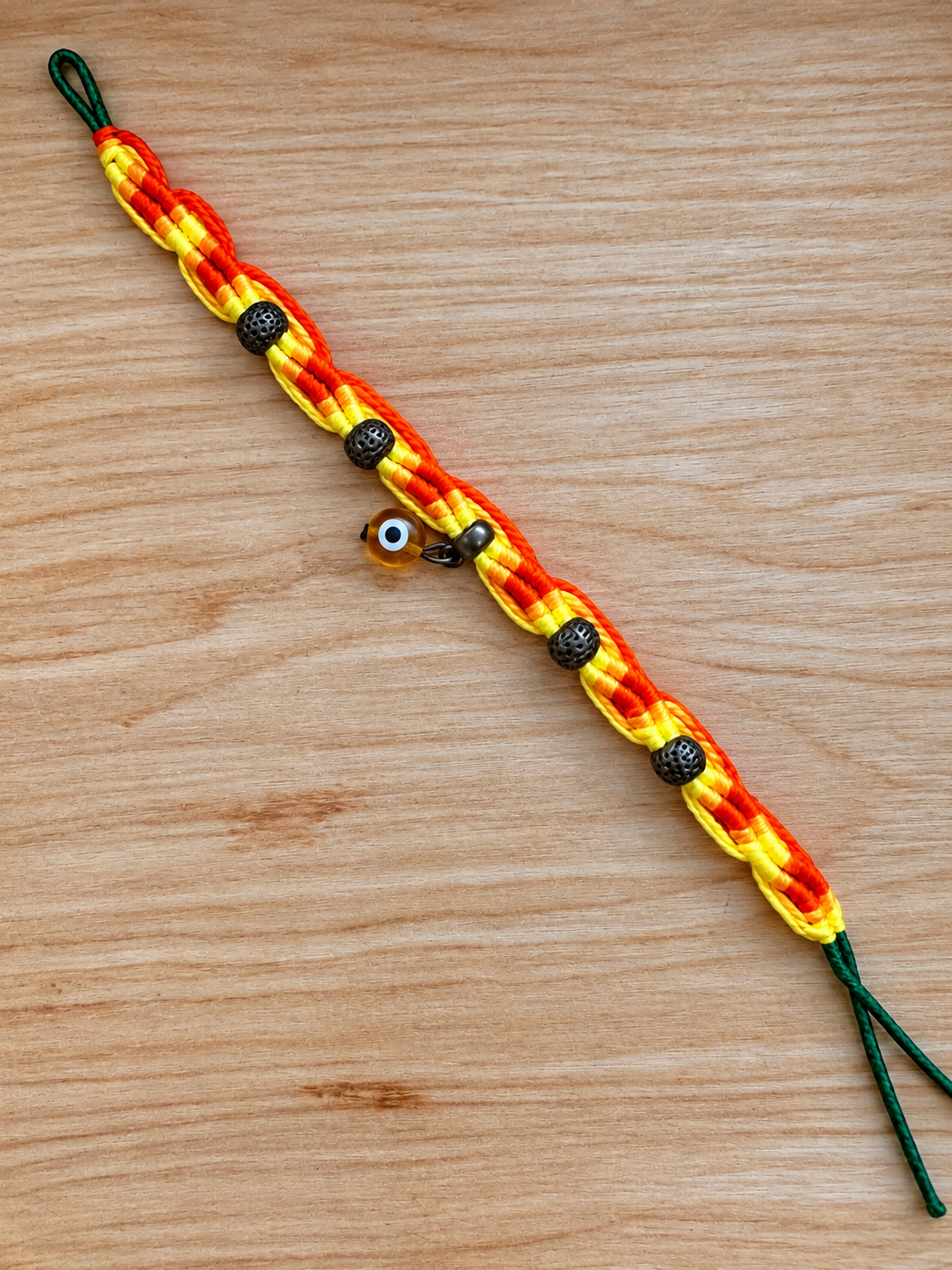 Autumn Glow Evil Eye Bracelet