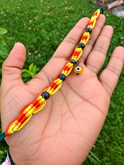 Autumn Glow Evil Eye Bracelet