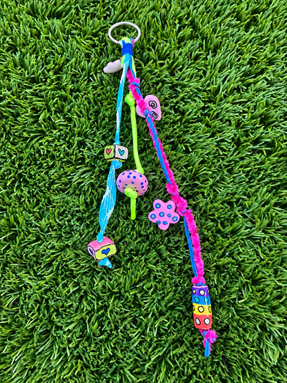 Colorful Handmade Bag Charm & Keychain