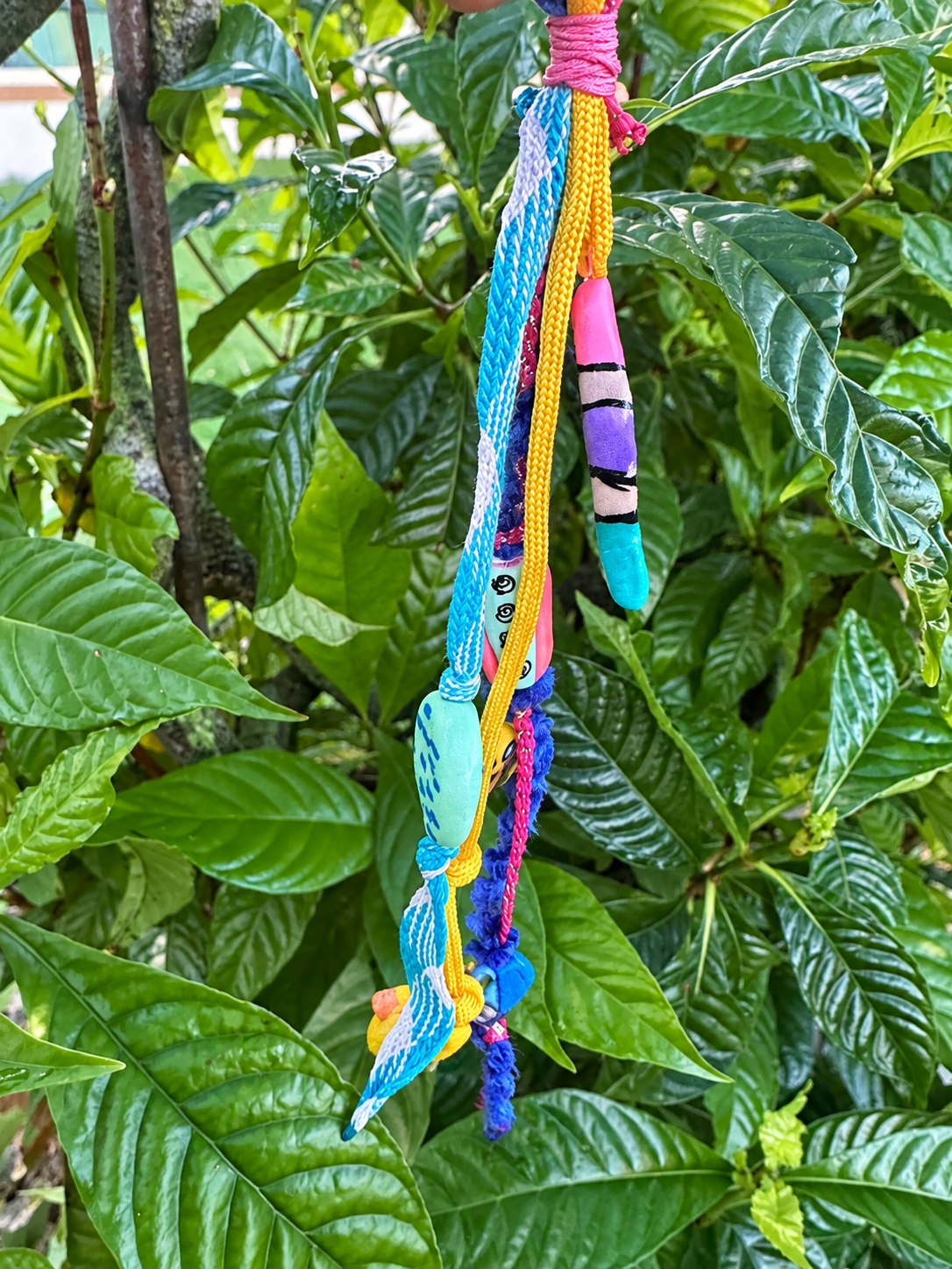 Colorful Boho Handmade Mixed Bag Charm