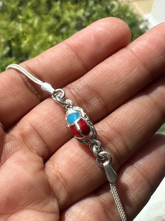 scarab beetle bracelet