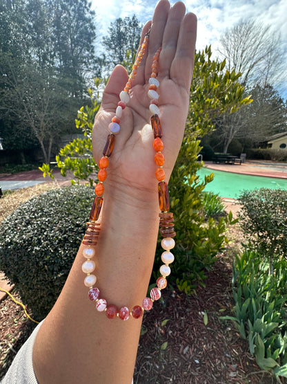 Amber&Coral Luxe Necklace