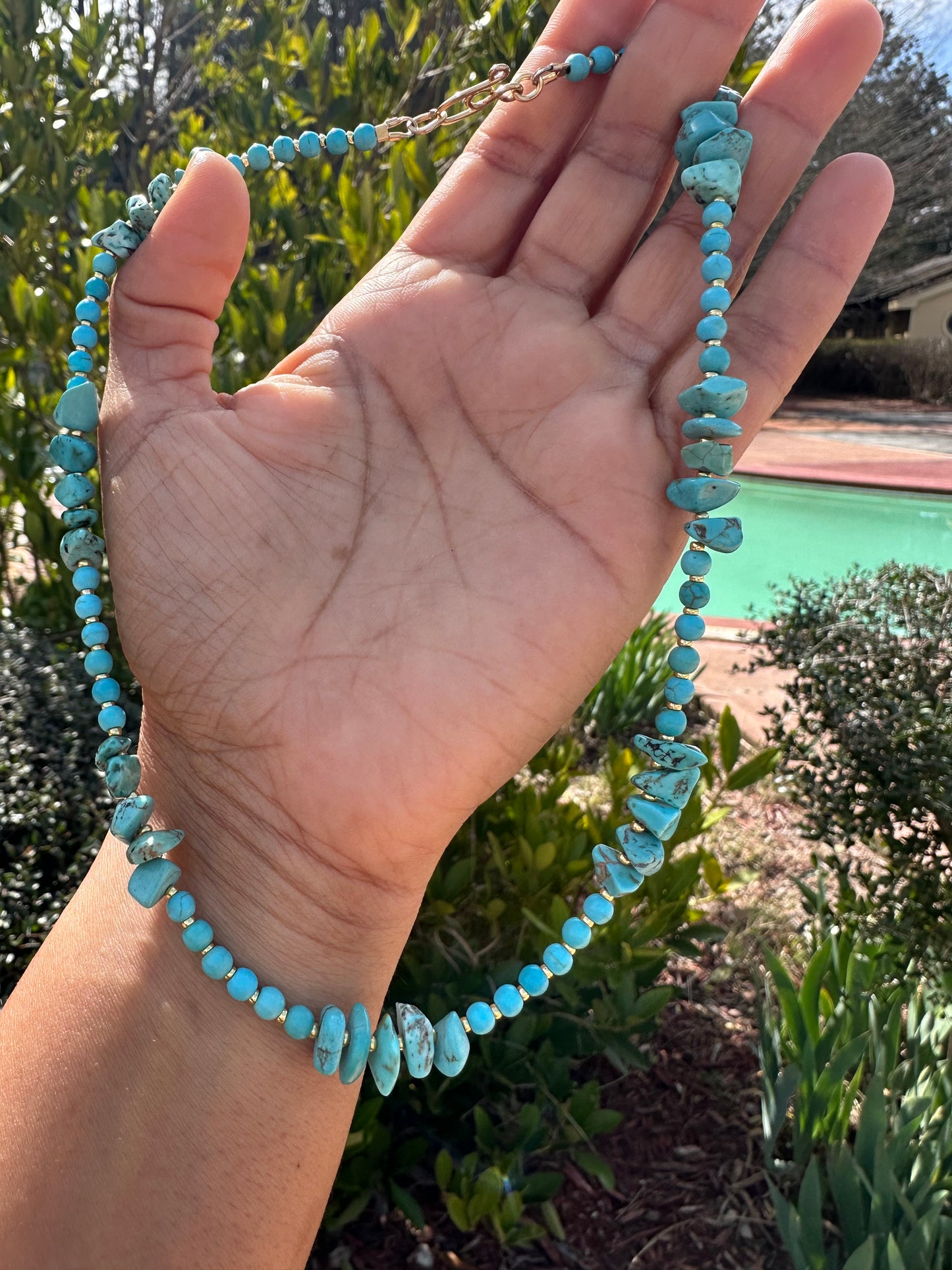 Natural Turquoise Harmony Necklace