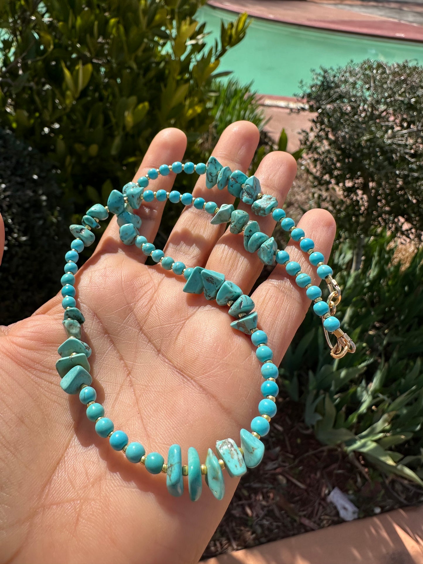 Natural Turquoise Harmony Necklace