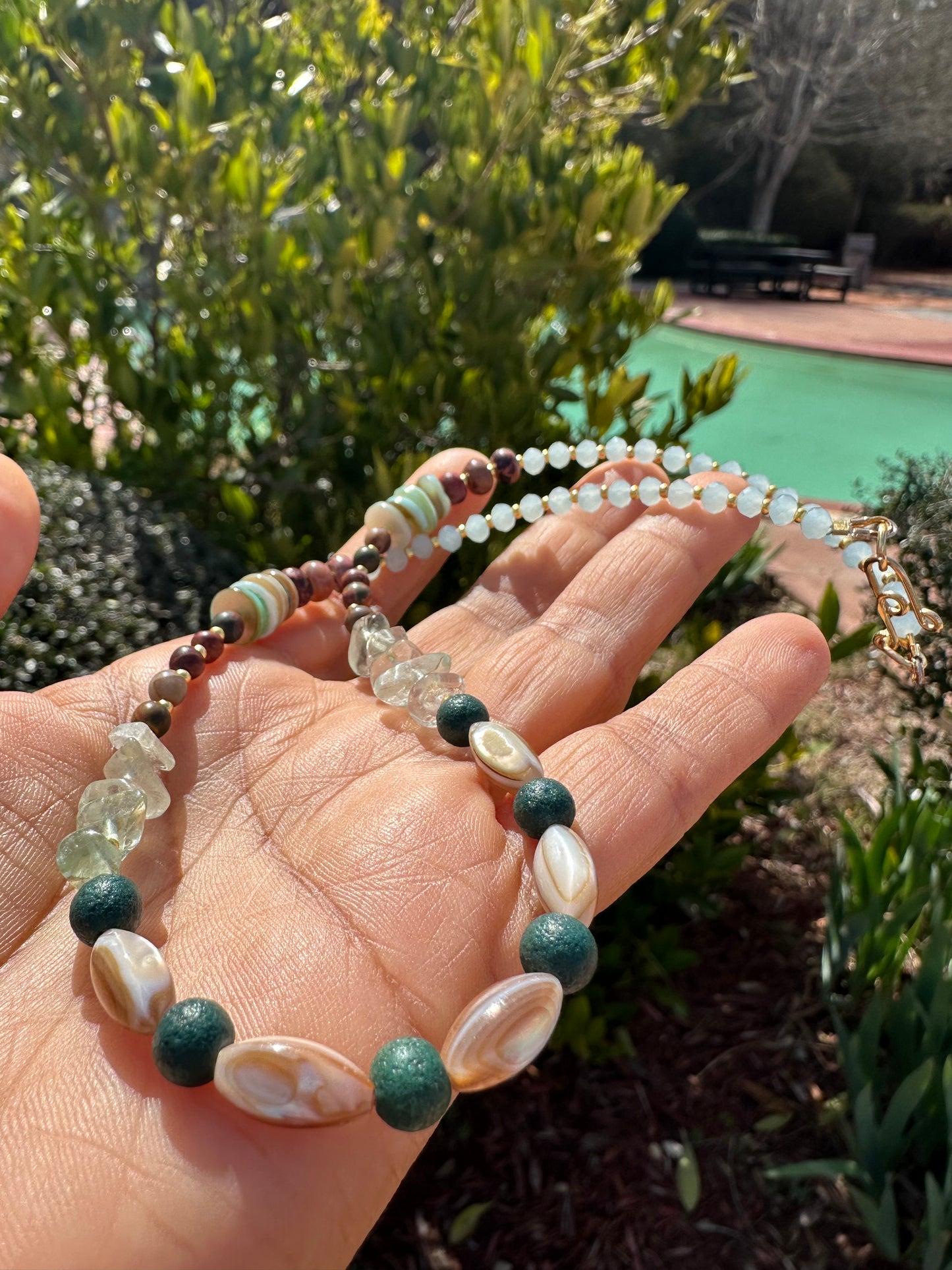 Earth Harmony Multi-stone Necklace