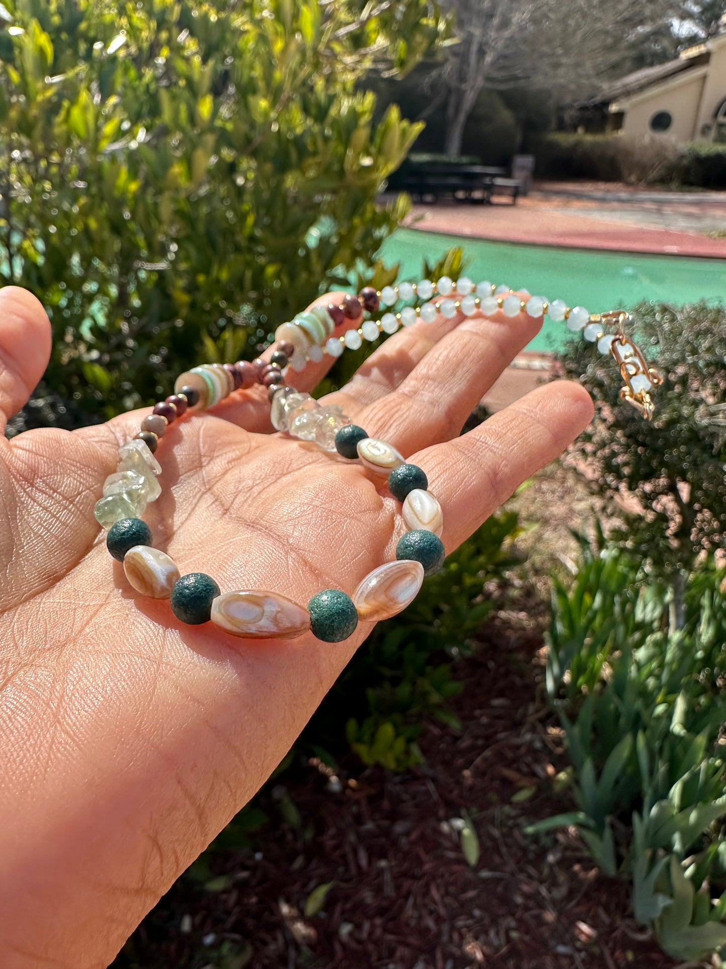 Earth Harmony Multi-stone Necklace