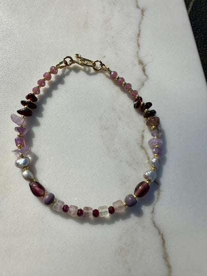 Amythst bracelet