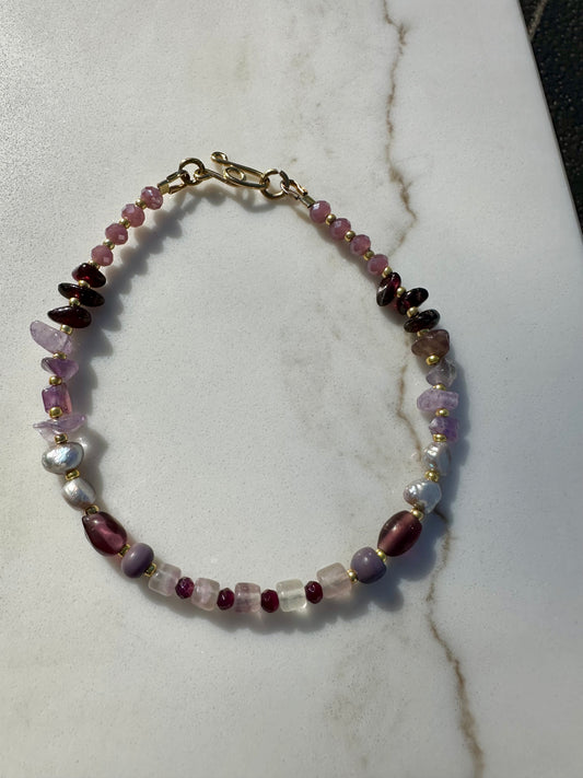 Amythst bracelet