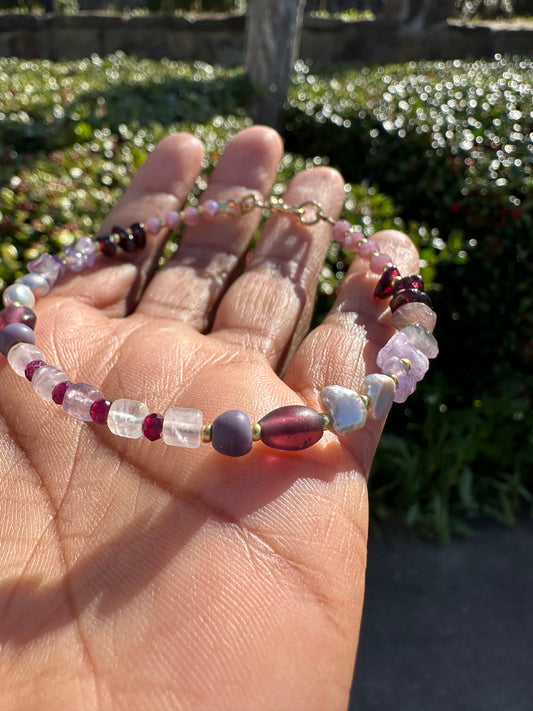 Amythst bracelet