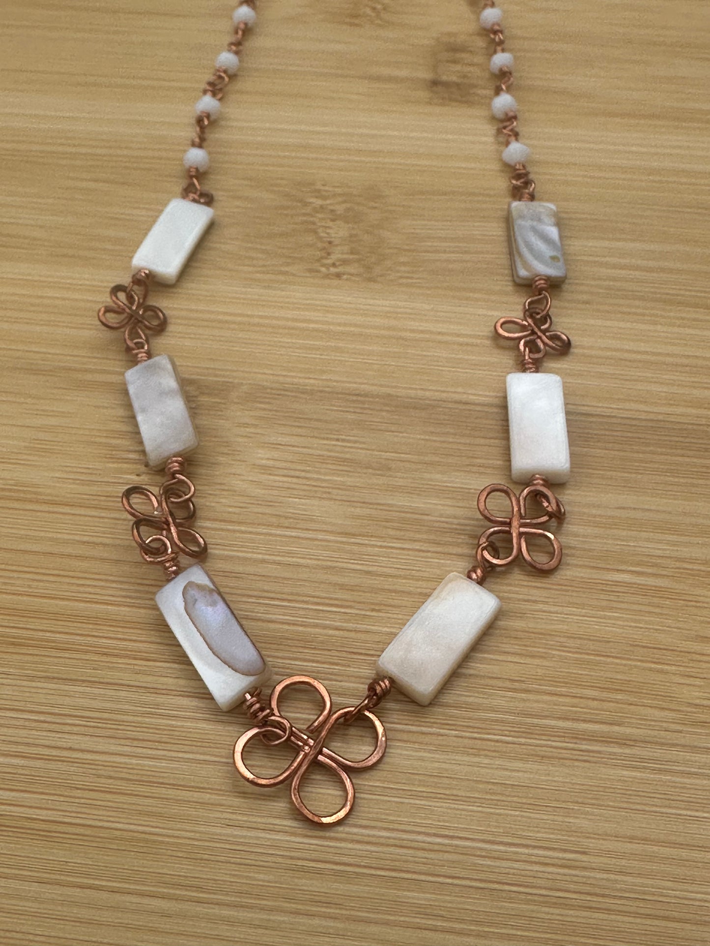 Mother of Pearl & Copper Clover