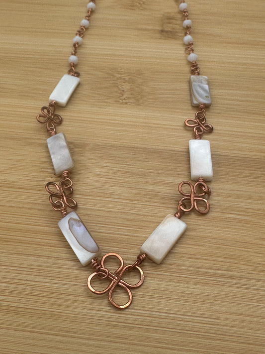 Mother of Pearl & Copper Clover