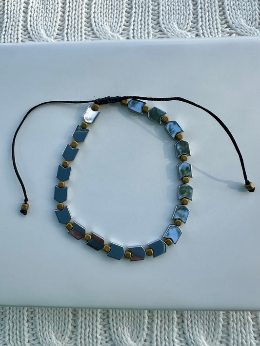 Arrow Rhythm hematite Bracelet