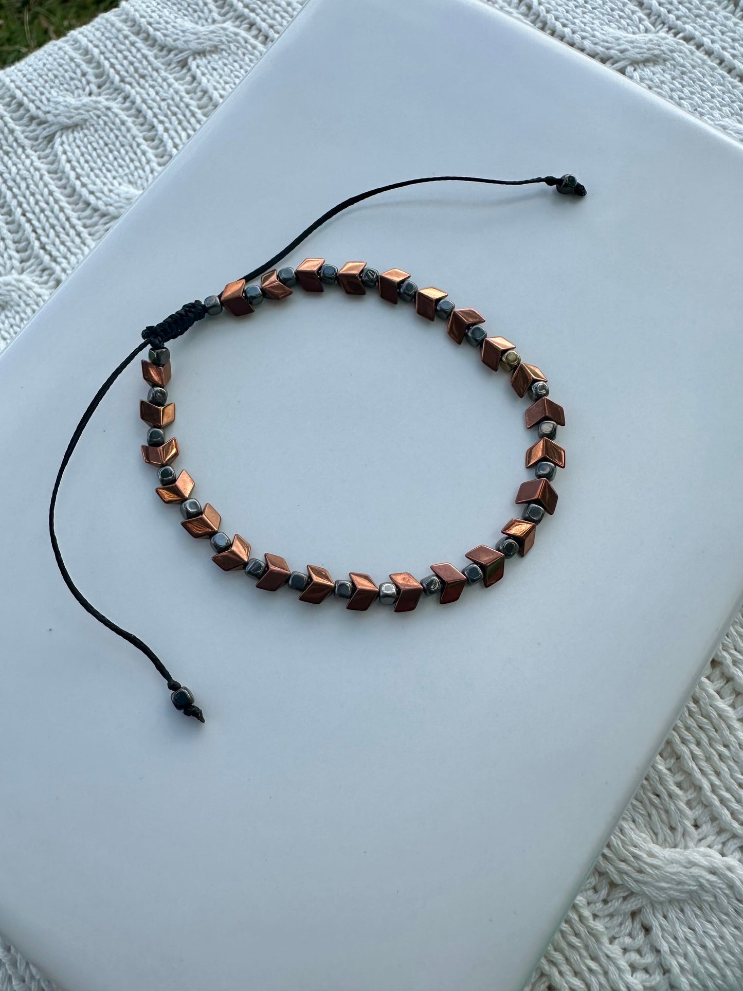 Hematite Arrow Bracelet