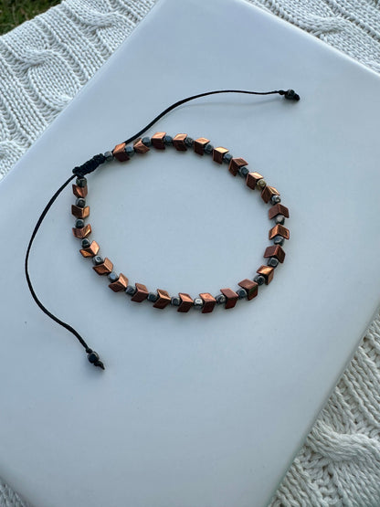 Hematite Arrow Bracelet