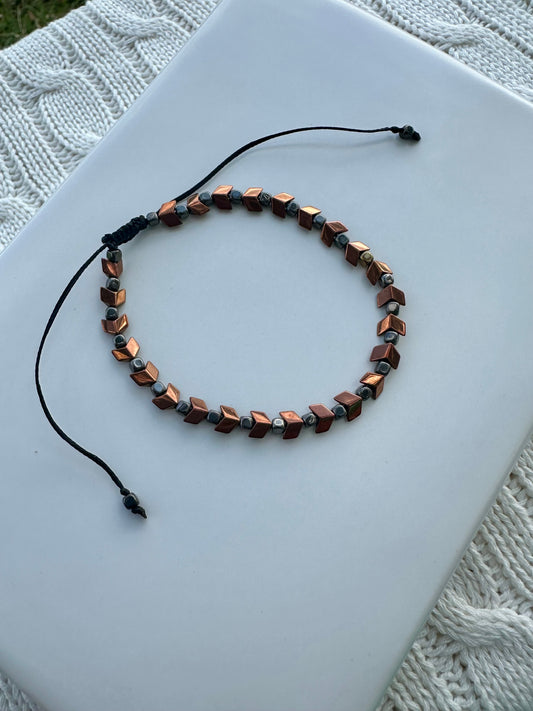 Hematite Arrow Bracelet