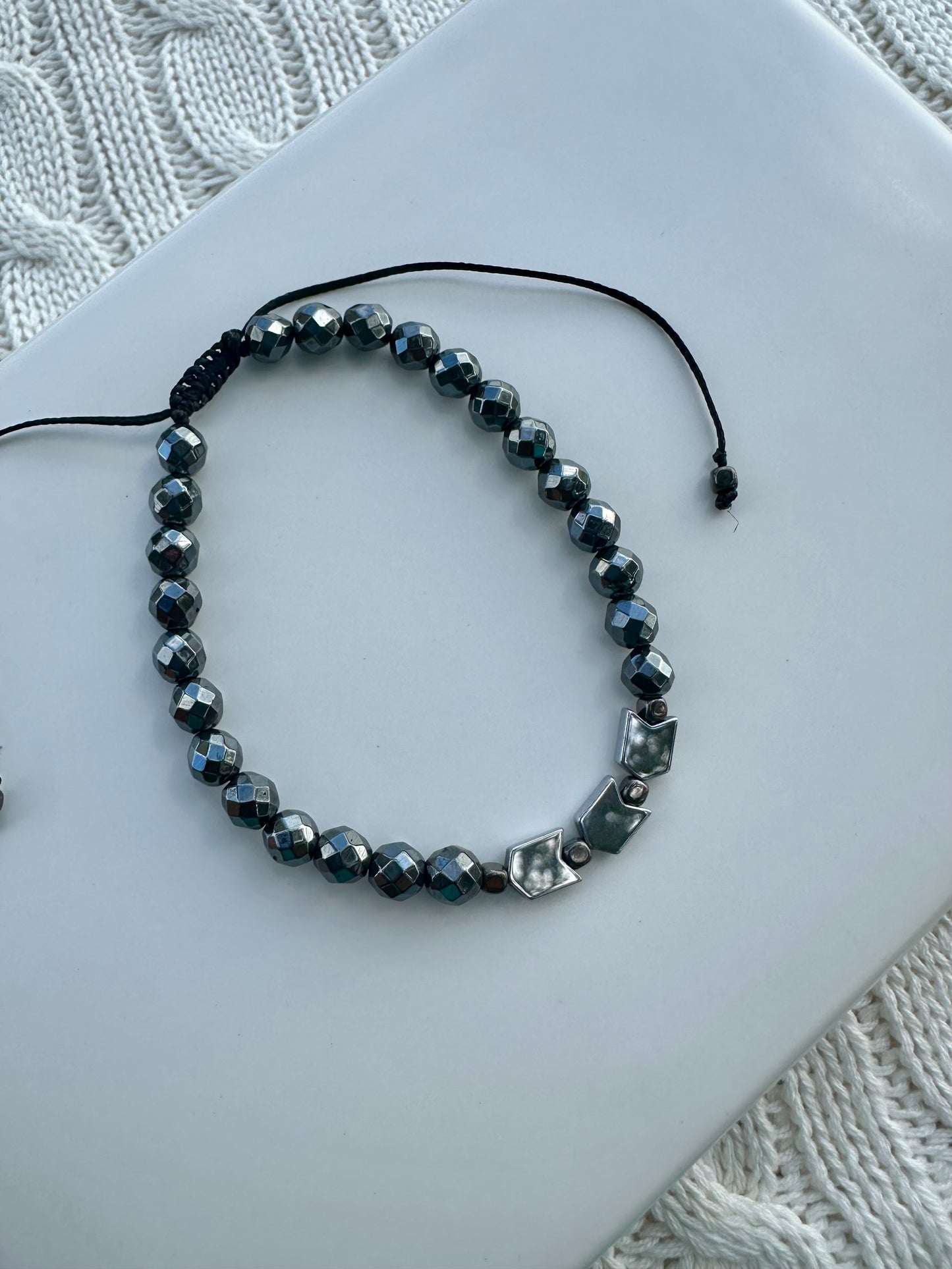 Three Hematite Bracelet