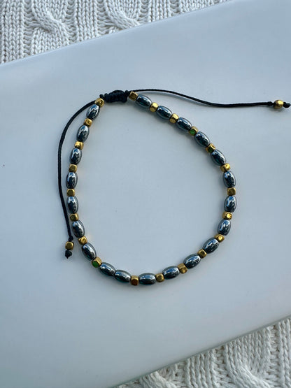 Hematite Glow Bracelet