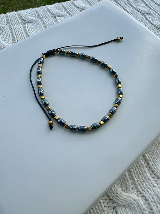Hematite Glow Bracelet