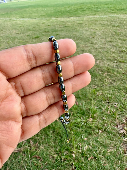 Hematite Glow Bracelet