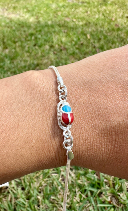 scarab beetle bracelet