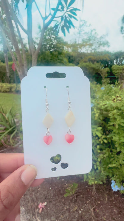 🩷 Sweetheart Mother-of-Pearl Drop Earrings
