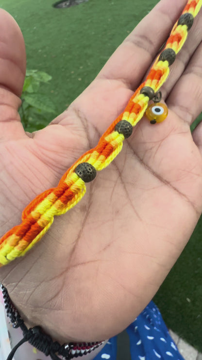 Autumn Glow Evil Eye Bracelet