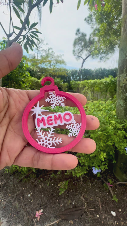 🎄 Personalized Christmas Ornament – Made Just for You! ❄️