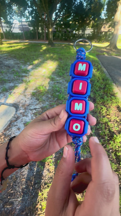 3D Printed Clicker Keychain with Paracord Strap